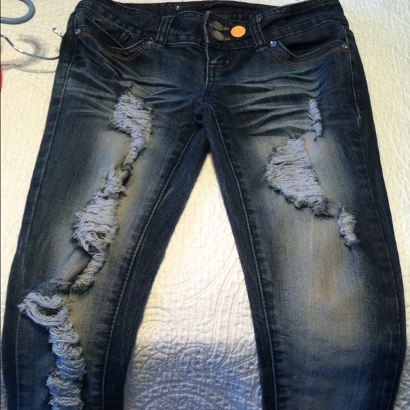 Teen blue jeans