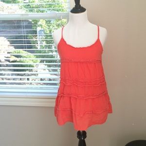 Coral tank top