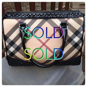 SOLD SOLDBurberry doctor bag