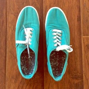 Size 11 Teal Canvas Shoes from Target