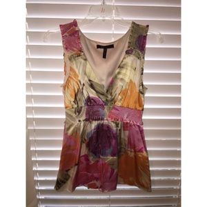 BCBG 100% Silk Top