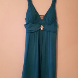 Blue tank dress