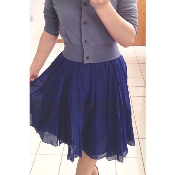 J. Crew Dresses & Skirts - SALE! OFFER $25 • Navy Blue J. Crew Skirt