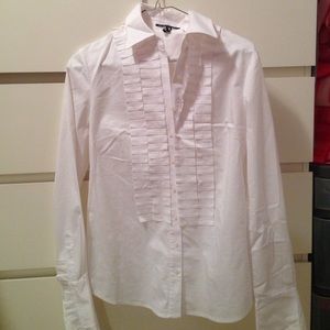 White button down