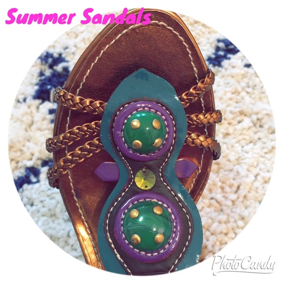 NWT Wanted Embellished Sandals