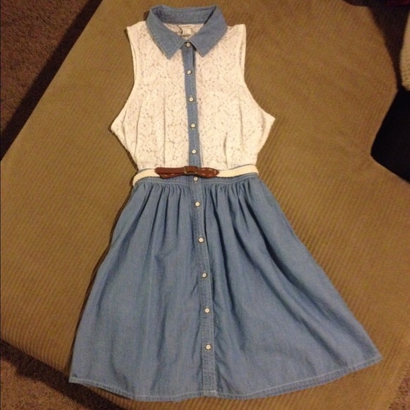 Forever 21 sleeveless denim dress