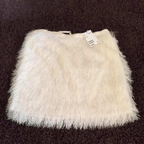 Cream Tina Turner skirt
