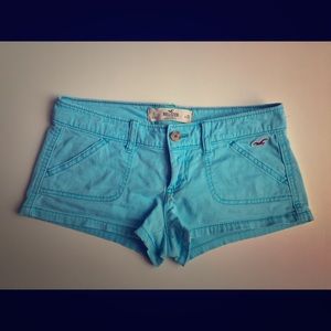 Turquoise Hollister Shorts