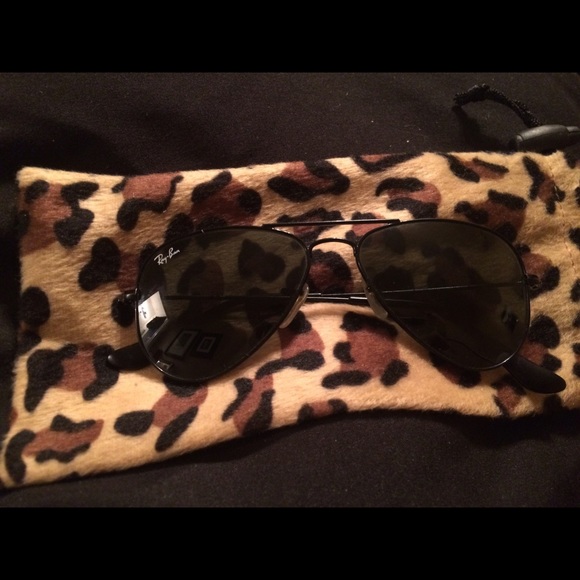 Black metal Ray bans
