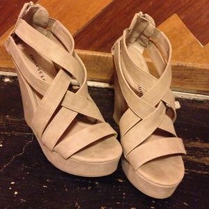 Tan wedges