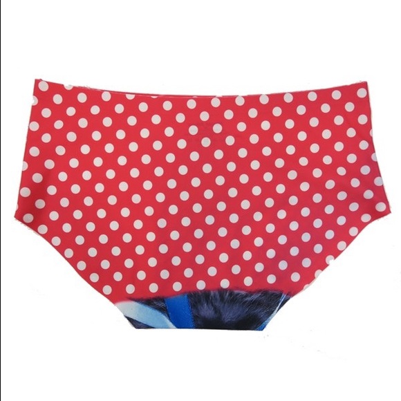 💟🆕 KITTY KAT // 6 Pairs Polka Dot Kitty Panties - Picture 3 of 3