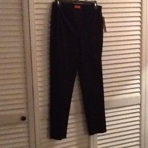 Straight leg cotton/spandex pants