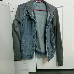 Jean jacket sweater