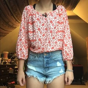 floral blouse