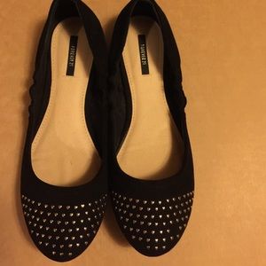 Heart stud ballet flats 8