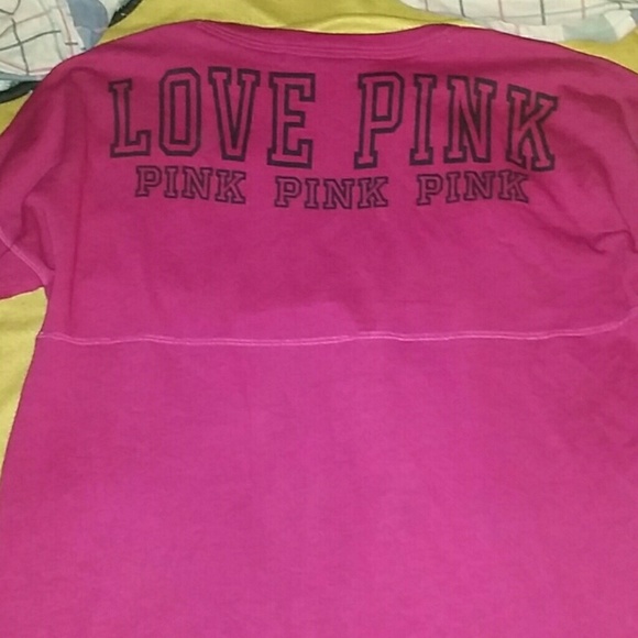 *SOLD* VS Pink Varsity large - Picture 1 of 4