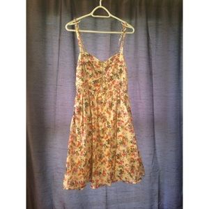 Torrid floral zipper sundress