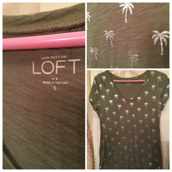 Loft palm motive t-shirt