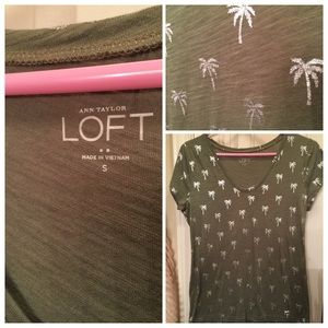 Loft palm motive t-shirt