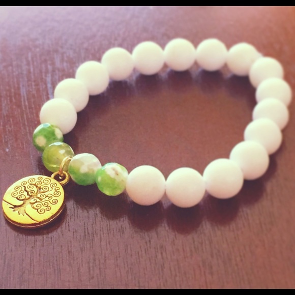 Lyme Disease Awareness Gemstone Bracelets - Picture 2 of 4