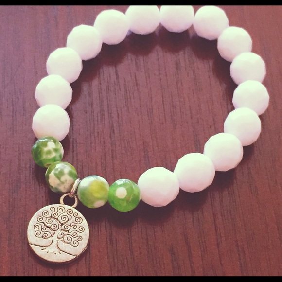 Lyme Disease Awareness Gemstone Bracelets - Picture 3 of 4