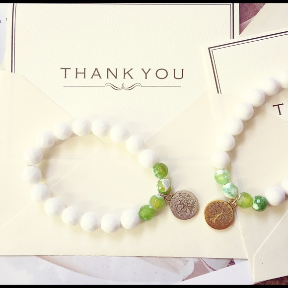 Lyme Disease Awareness Gemstone Bracelets - Picture 4 of 4