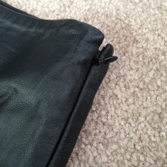 NWT T by Alexander wang black leather mini skirt - Picture 2 of 4