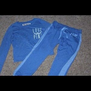 VS PINK CREWNECK SHIRT ONLY