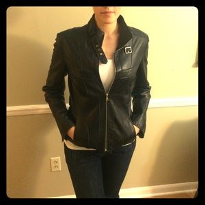 Sexy Black Leather Jacket