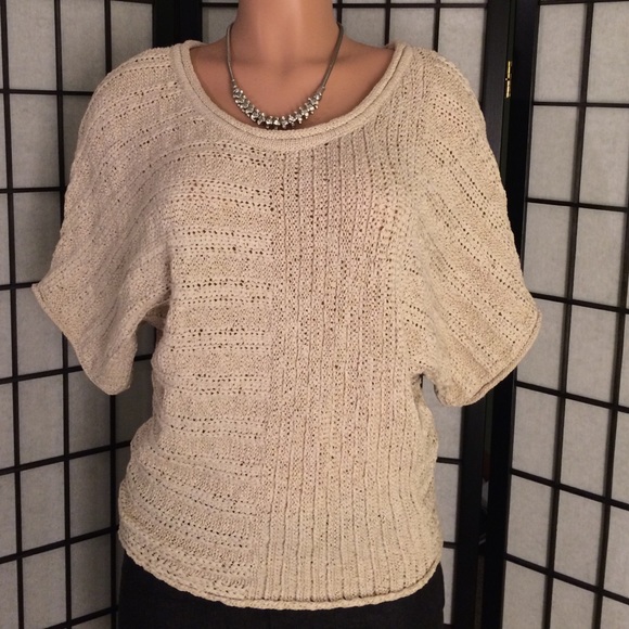 ️NWOT - NICE KNITTED TAN TOP - Picture 1 of 2