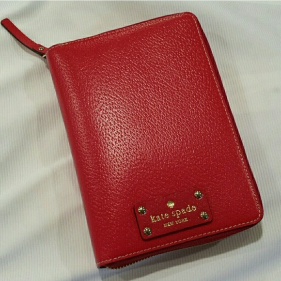 kate spade Accessories - Sale! Kate Spade Wellesley Planner agenda in red