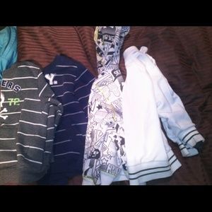 Sz  24mo  coat and sweatshirts
