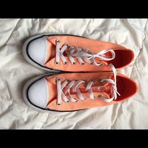 Bright orange converse