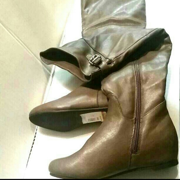 Elle Shoes 🎀 ELLE Knee high &amp; over the knee brown Boots