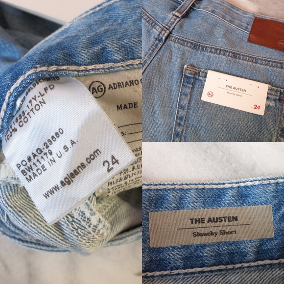 ❌SOLD❌AG Jeans Slouchy Distressed Shorts - Picture 3 of 3