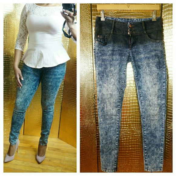 🌟❌SOLD❌🌟Great fitting Two tone low rise jeans