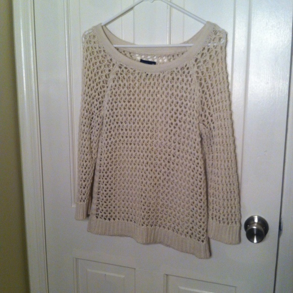 Large knitted sweater