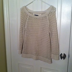 Large knitted sweater