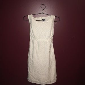 White eyelet dress