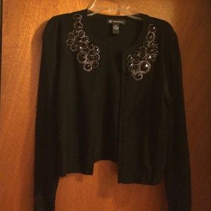 Inc beaded cardigan