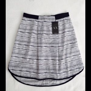 [NWT] Armani Exchange Striped Skirt