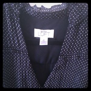 Vintage inspired dress, polka dots- work once .