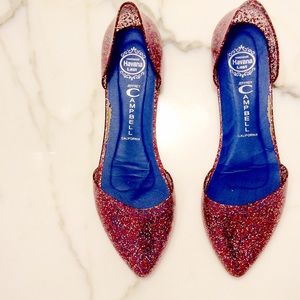 Colorful sparkle clear, flats