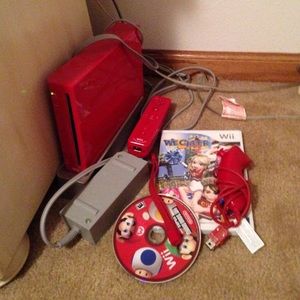 Rare red wii!