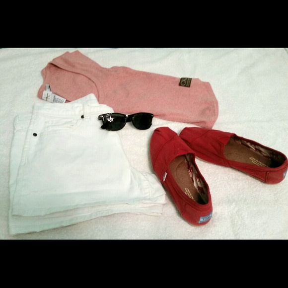 New York & Company Pants - New York & Co. White shorts. 8