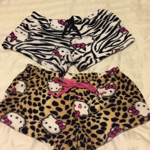 2 Hello Kitty sleepwear shorts