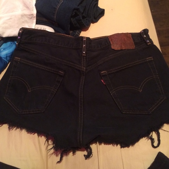 O.G.U black high waisted shorts - Picture 4 of 4