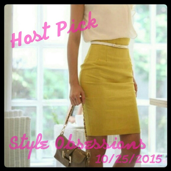 Dresses & Skirts - Sunny Yellow Pencil Skirt
