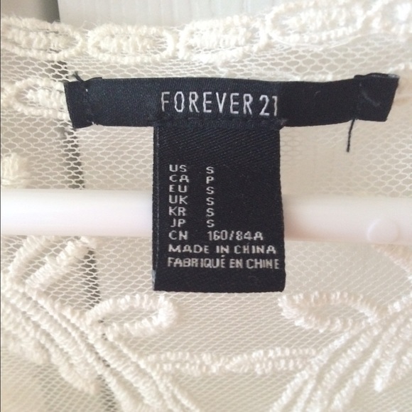 SOLD F21 Sheer Lace Blouse - Picture 2 of 2