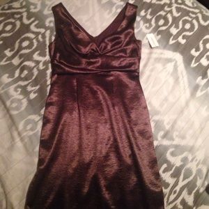 Brown formal dress